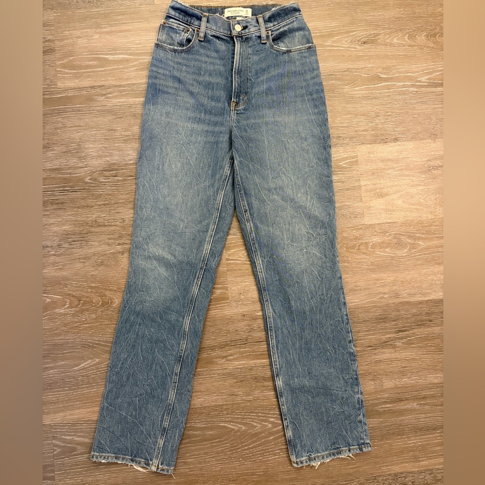 Abercrombie & Fitch Dark Blue Denim Jeans